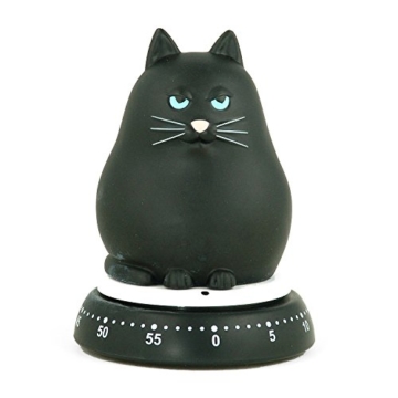 Bengt EK Design Tier 618-Timer Katze schwarz - 1