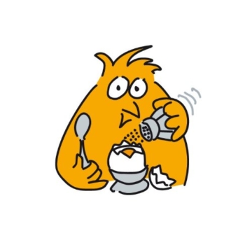 Gute Laune PiepEi rose in Panoramabox (Killine Me Softly, That's the Way I Like It, Oh Happy Day) - 