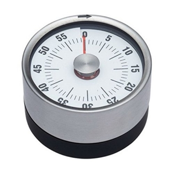 Mechanischer Kurzzeitmesser, magnetisch, Edelstahl, 8 X 3,2 cm - 
