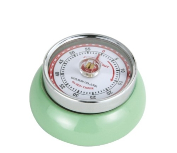 Zassenhaus 0000072365 Timer Speed, Edelstahl, grün, 7 x 7 x 3 cm - 