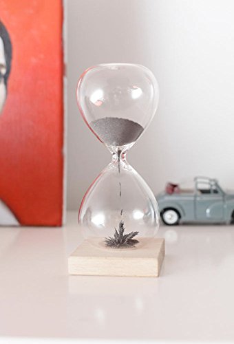 Kikkerland ST05 Sanduhr, Glas, transparent, 9 x 9 x 21 cm - 3